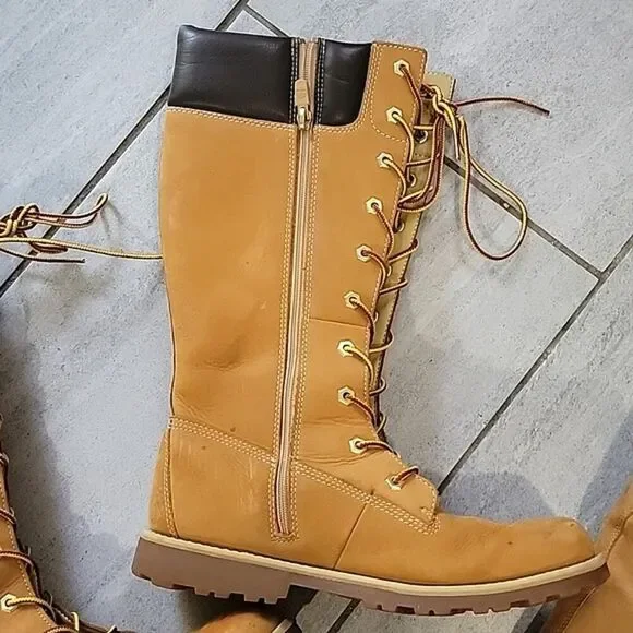 Timberland Women's 'Lot of 2' Asphalt Trail 83980 & Tall lace-up 8633A SZ 6-6.5